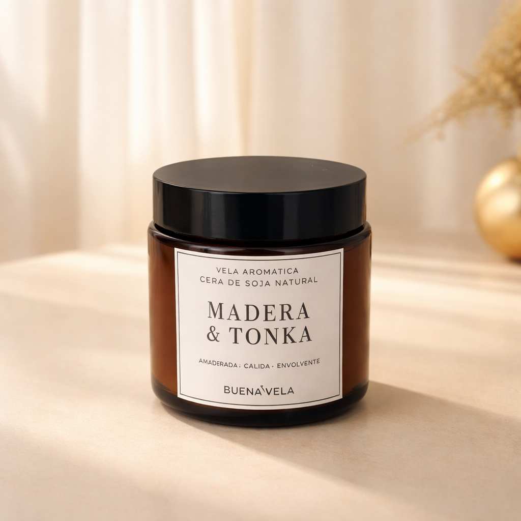 Vela Aromática - Madera & Tonka